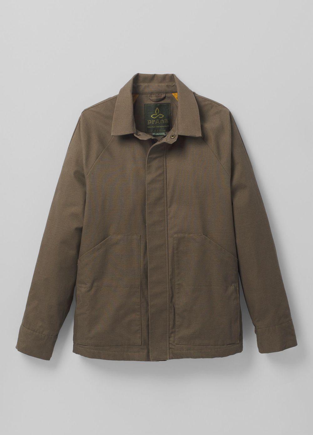 Olive Men's PrAna Upper Dash Shirt Jackets | 20469-MDTJ