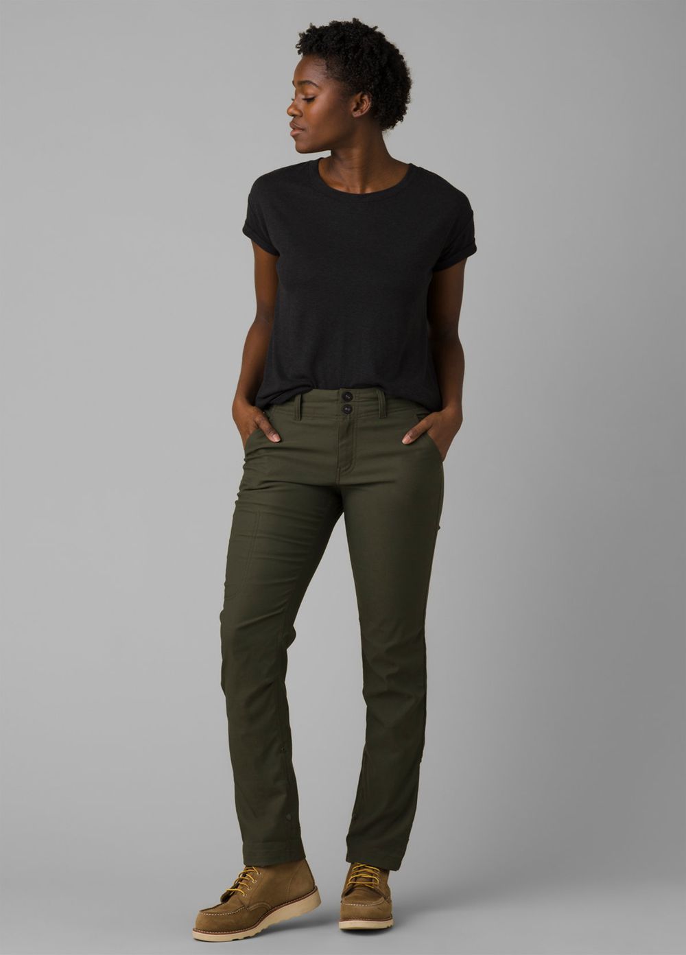 Olive Women's PrAna Alana Pants | 41862-NOSJ