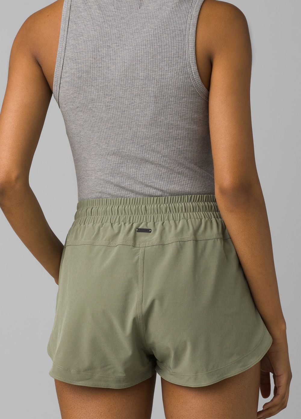 Olive Women's PrAna Caslelo Shorts | 78401-QPYE