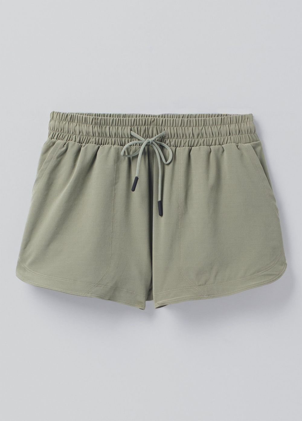 Olive Women's PrAna Caslelo Shorts | 78401-QPYE