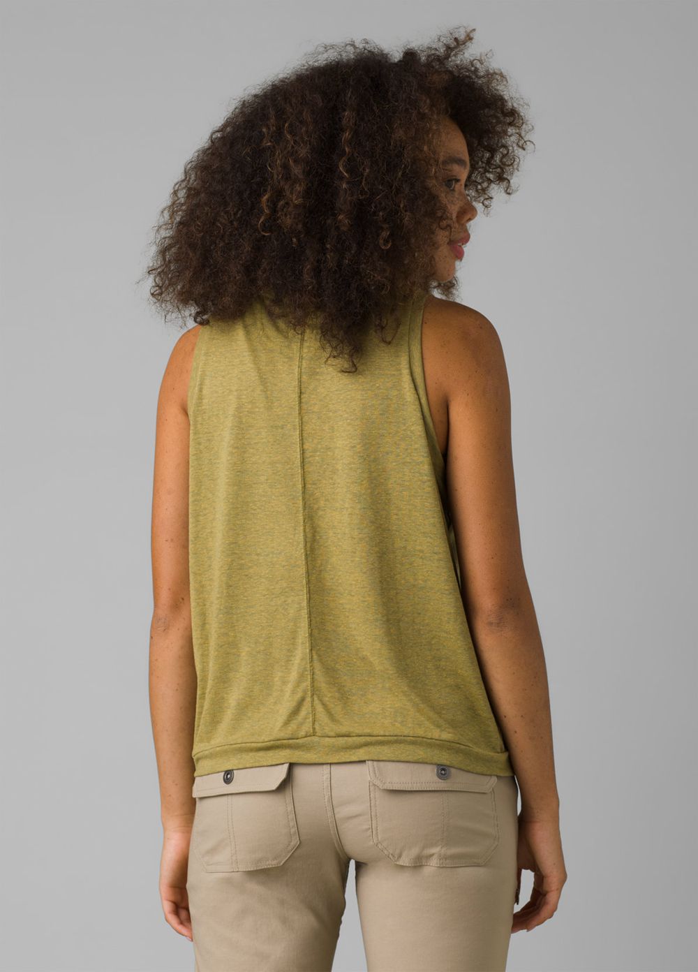 Olive Women's PrAna Cozy Up Barmsee Tank Top | 98036-BVTN