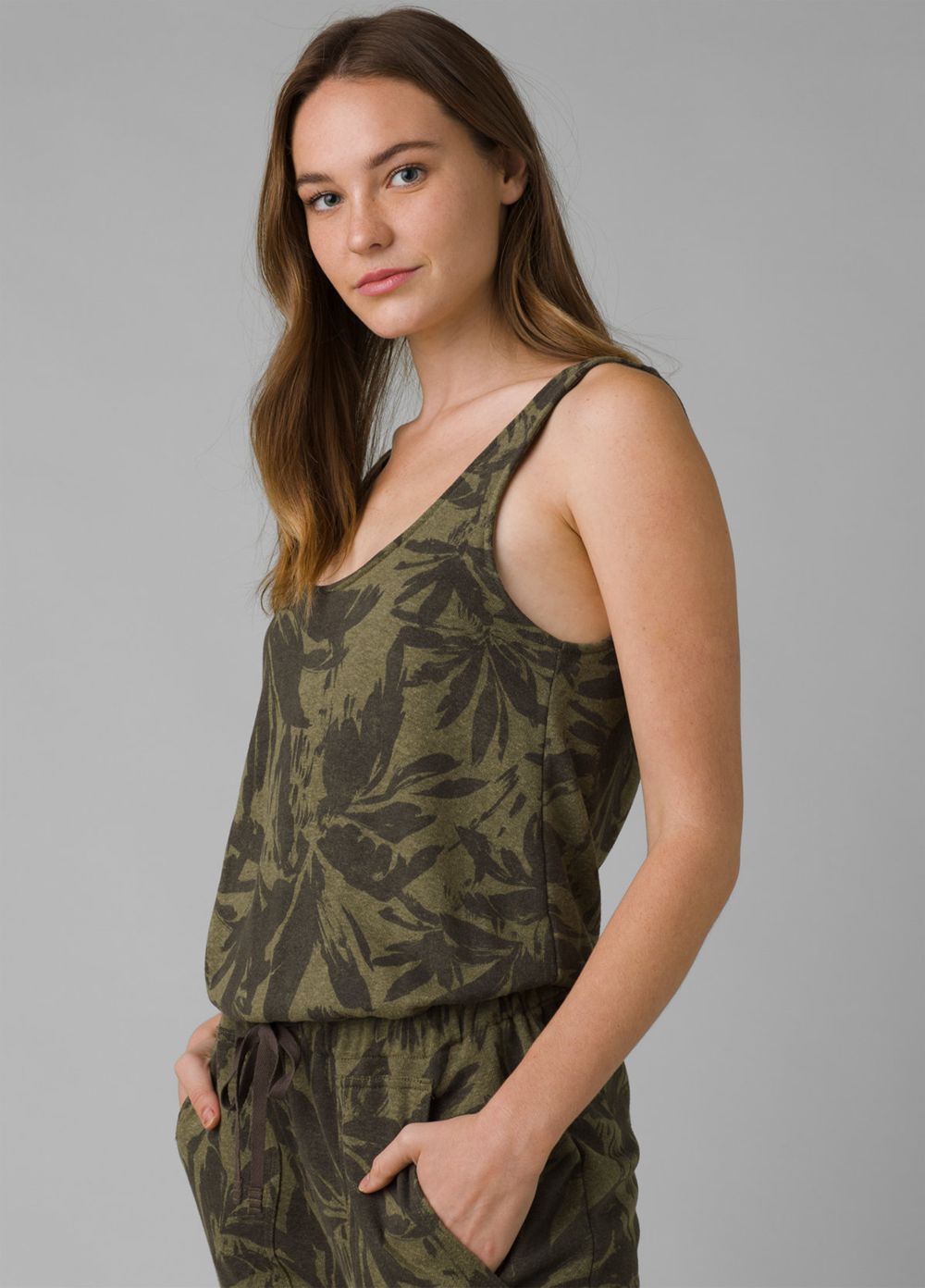 Olive Women's PrAna Cozy Up Jumpsuits | 21603-DHFY