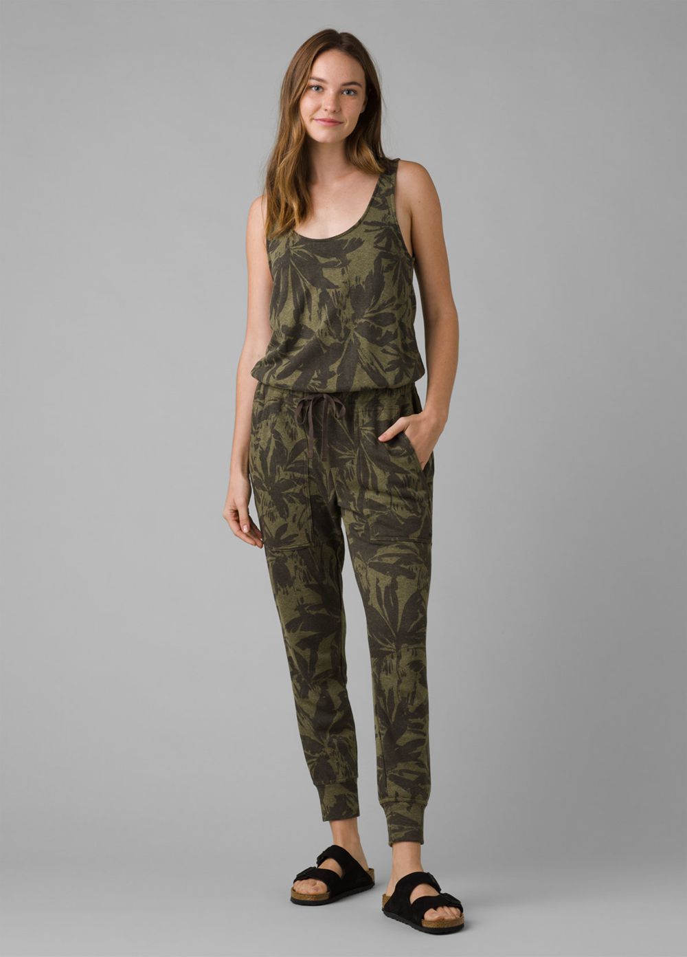 Olive Women\'s PrAna Cozy Up Jumpsuits | 21603-DHFY