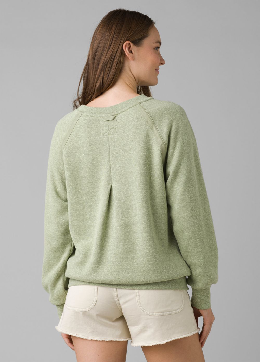 Olive Women's PrAna Cozy Up Sweatshirt | 80716-VJSM