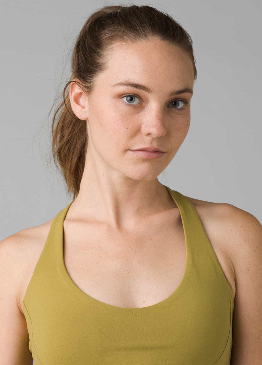 Olive Women's PrAna Everyday Bra | 71302-OJPY