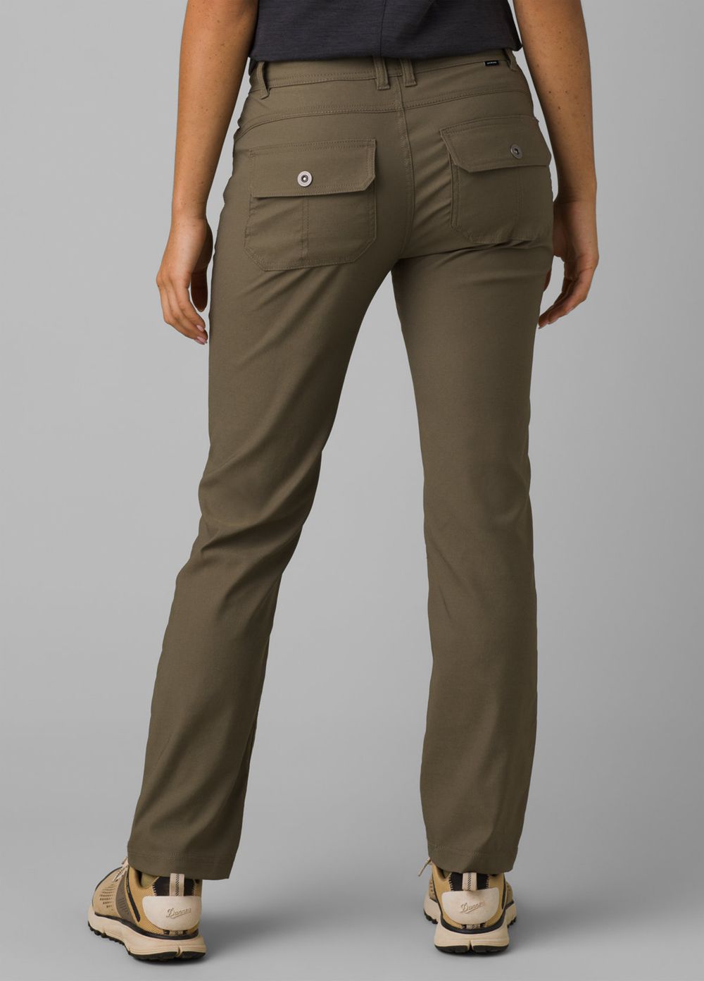 Olive Women's PrAna Halle Straight II Pants | 86021-IEXF