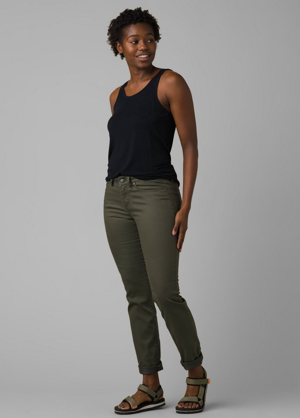 Olive Women's PrAna Kayla Jeans | 03279-UFTW