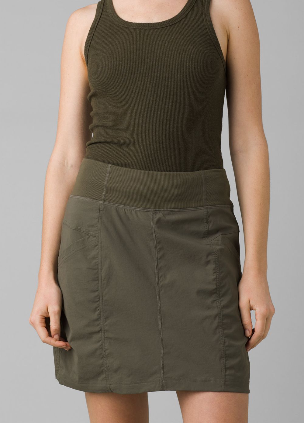 Olive Women\'s PrAna Koen Skorts | 05467-NAMP