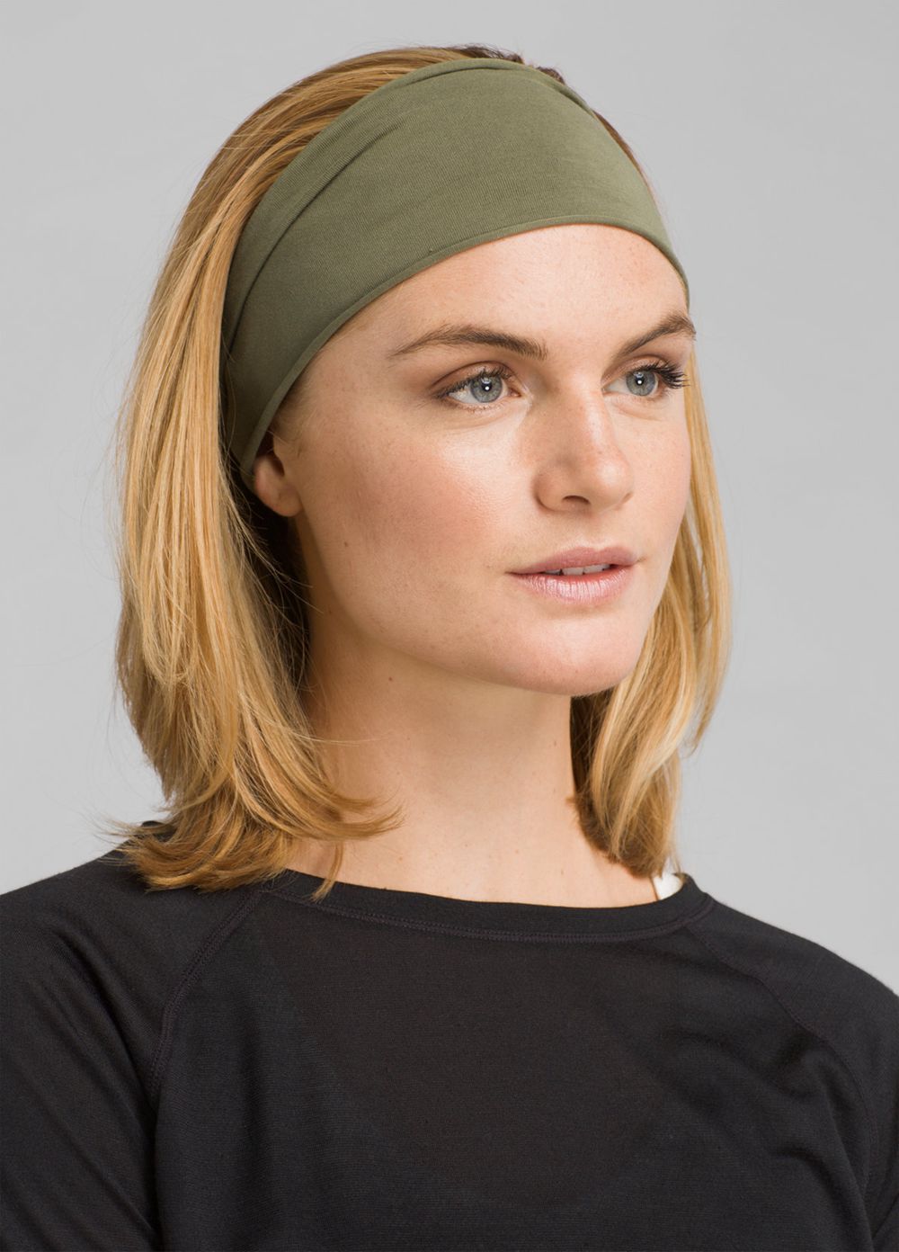 Olive Women's PrAna Organic Headband | 36802-IFMK