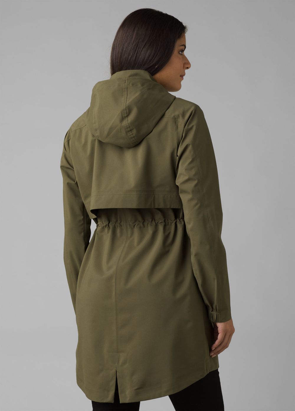 Olive Women's PrAna Othello Falls Trench Jackets | 34512-SFDP