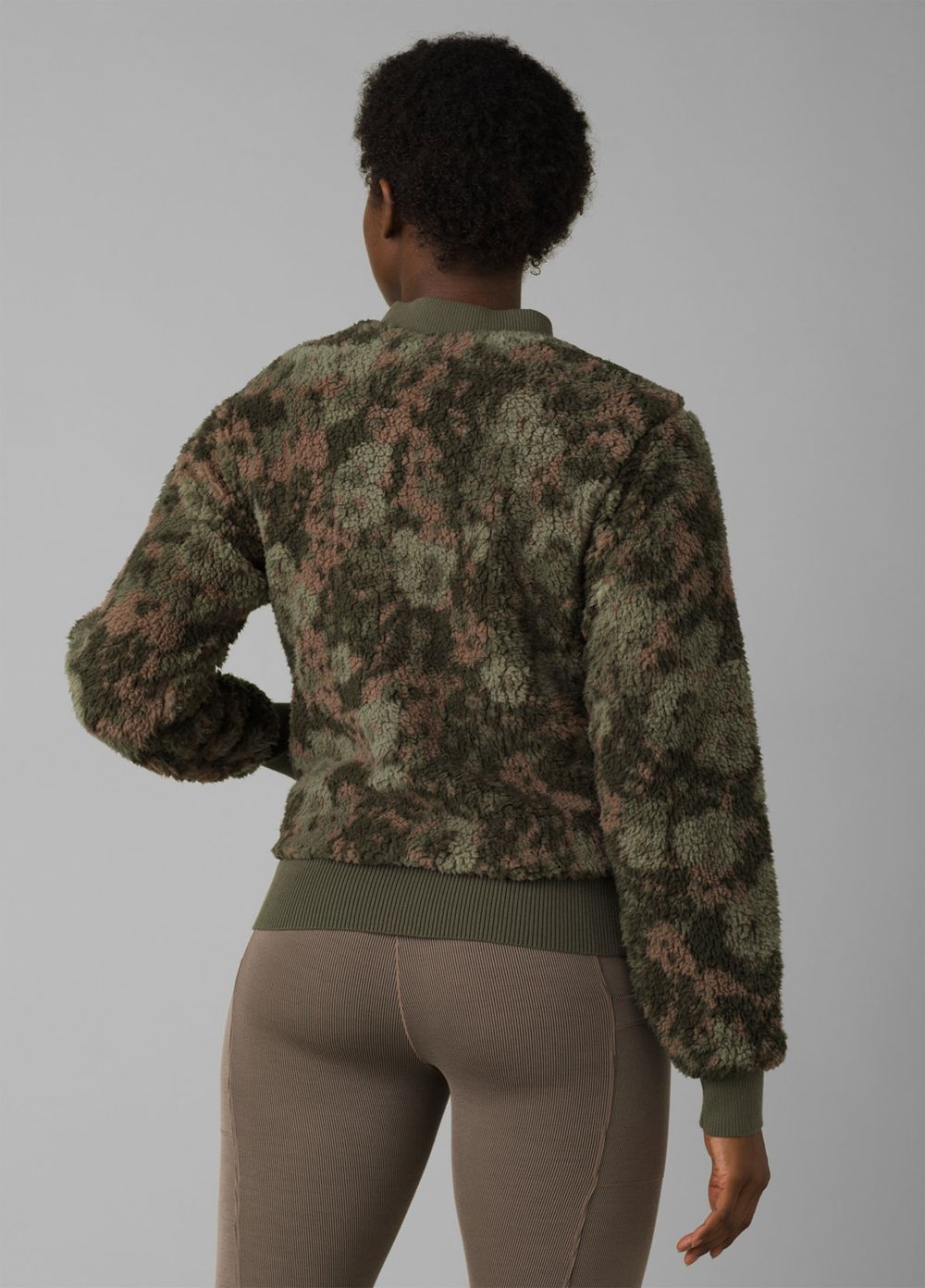 Olive Women's PrAna Polar Escape Bomber Jackets | 03186-JYOP