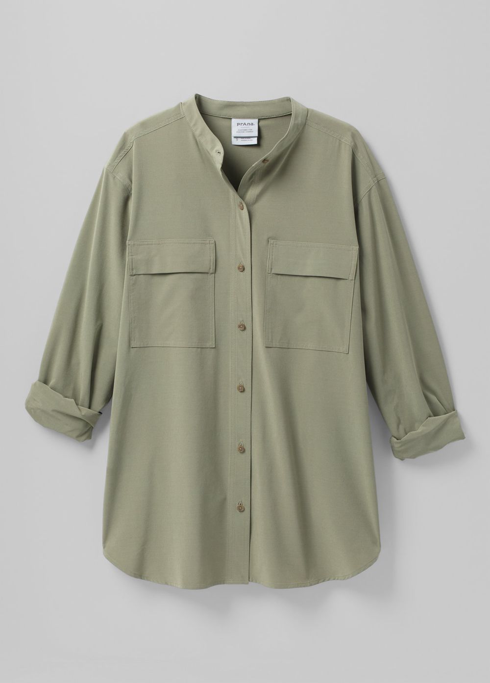 Olive Women's PrAna Railay Tunic Shirts | 94680-TMPQ