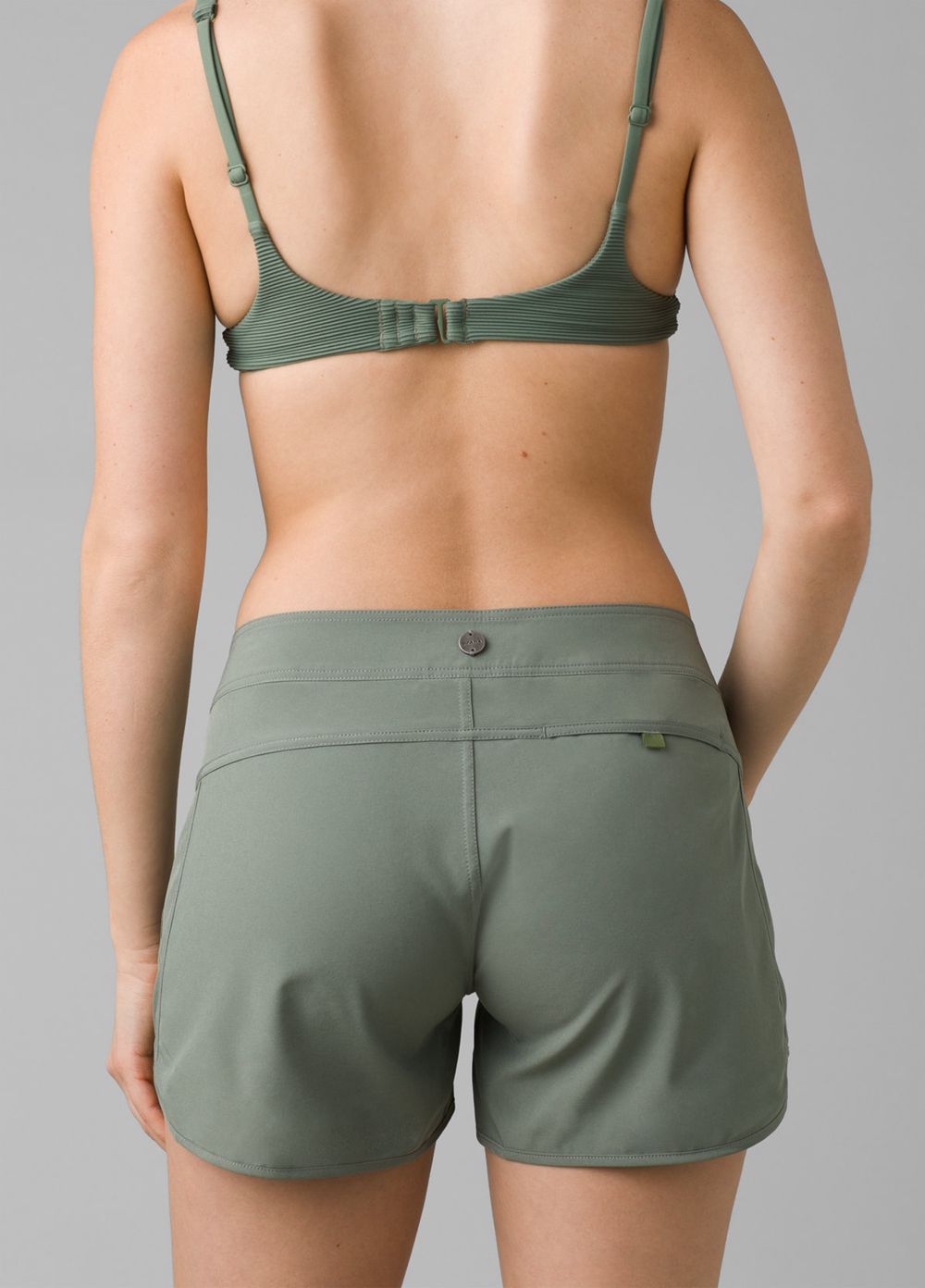 Olive Women's PrAna Schaffie Shorts | 75824-SOWM