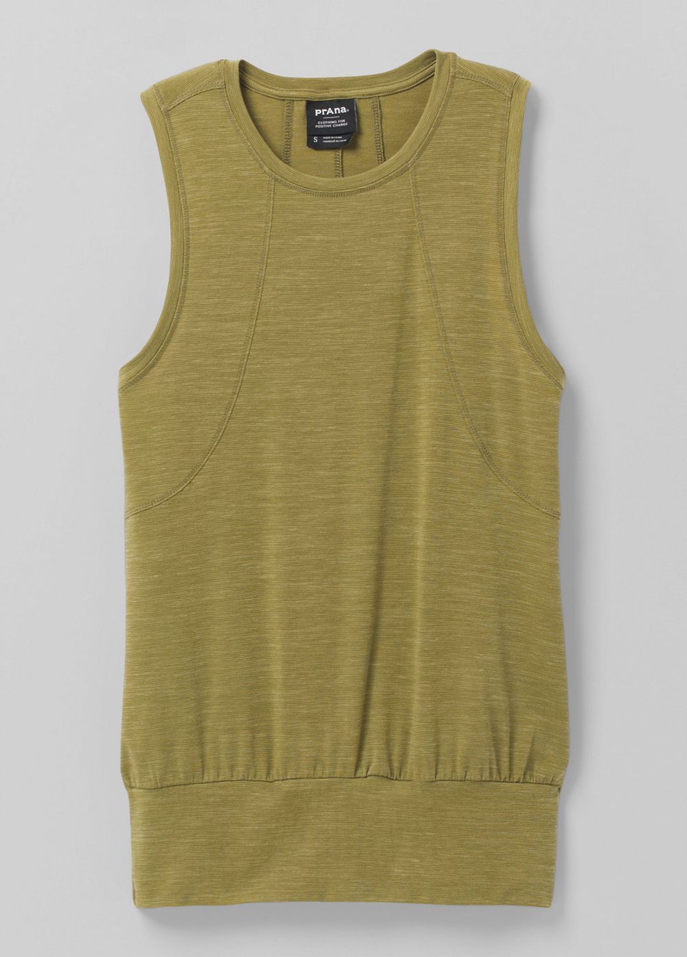 Olive Women's PrAna Sol Protect Tank Top | 42759-OHPS