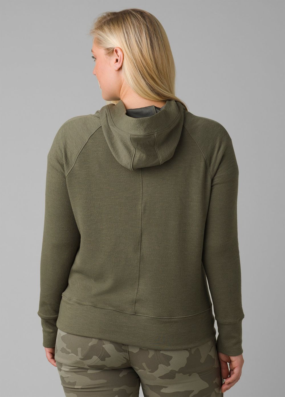 Olive Women's PrAna Sunrise Hoodie | 85196-MKQD