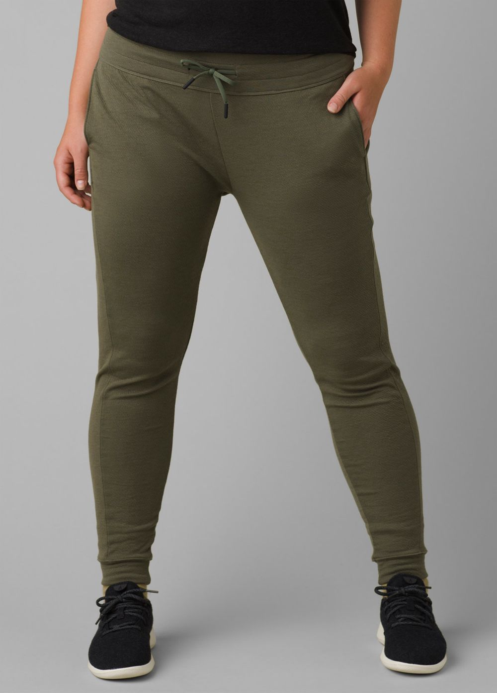 Olive Women\'s PrAna Sunrise Jogger Pants | 97138-EMAZ