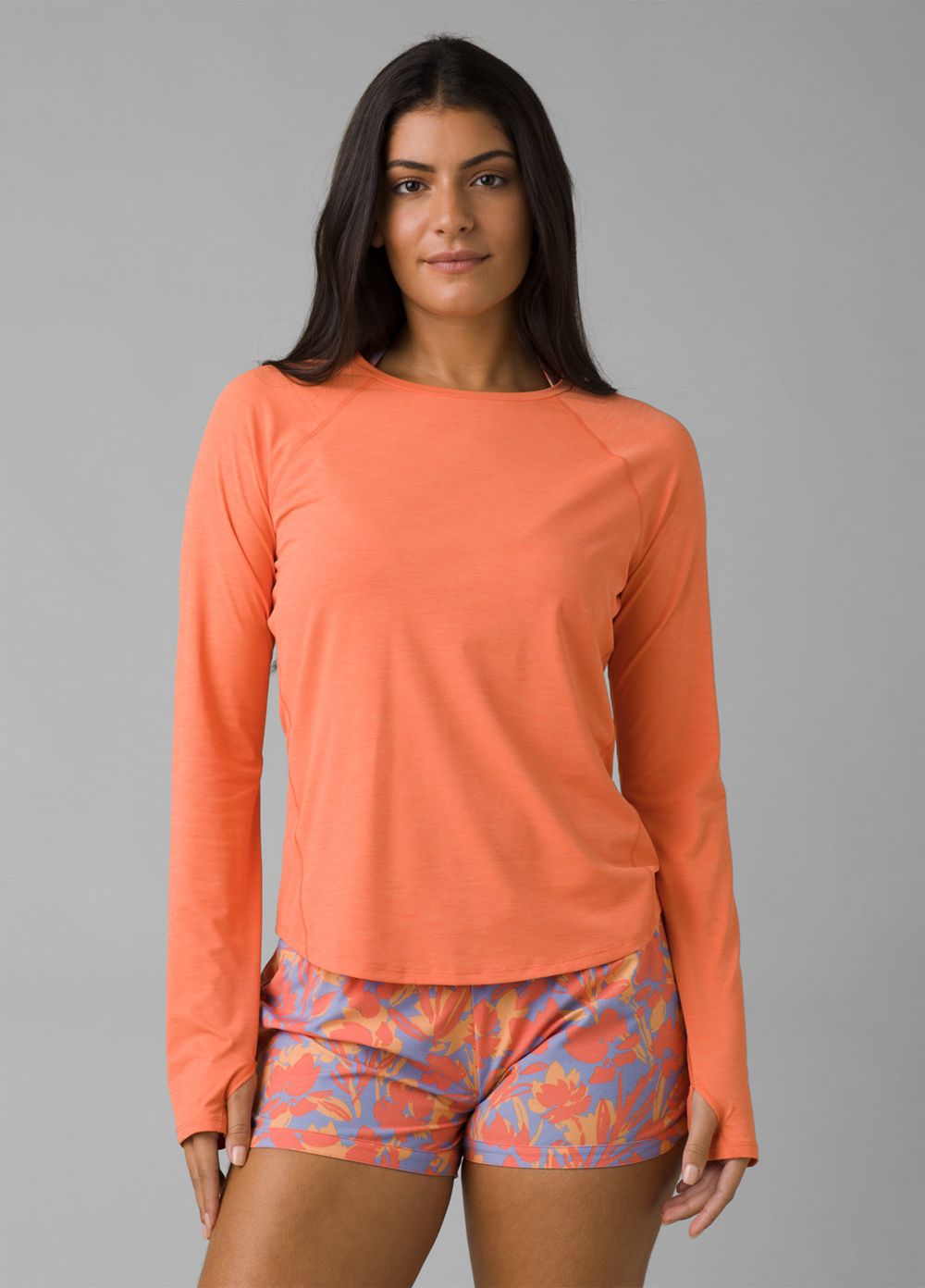 Orange Women\'s PrAna Eileen T-Shirts | 18256-AKJF