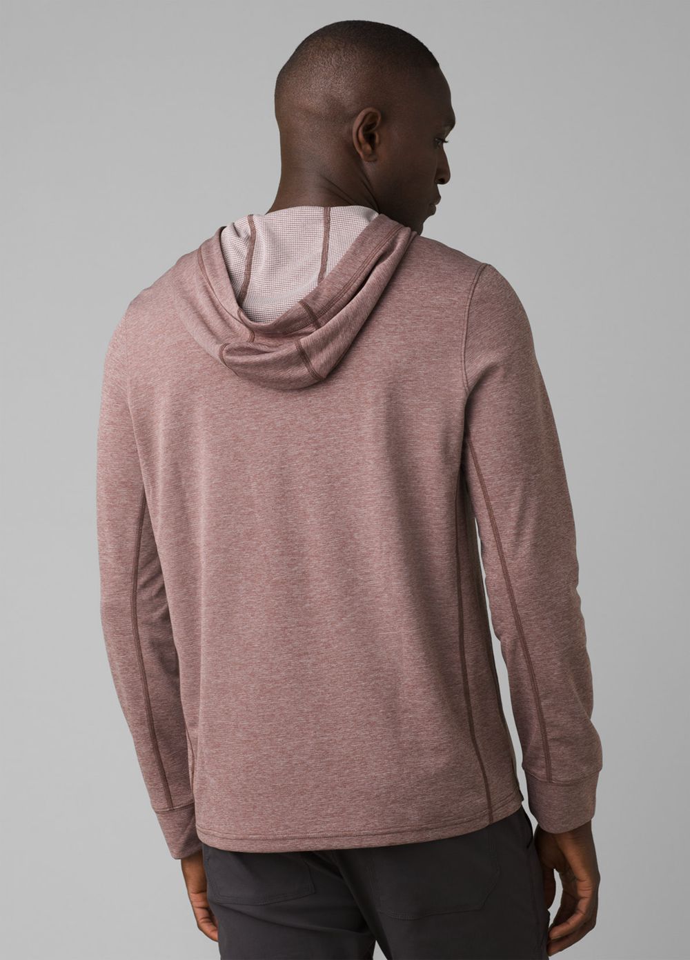 Pink Men's PrAna Sol Defender Hoodie | 90842-CNDQ