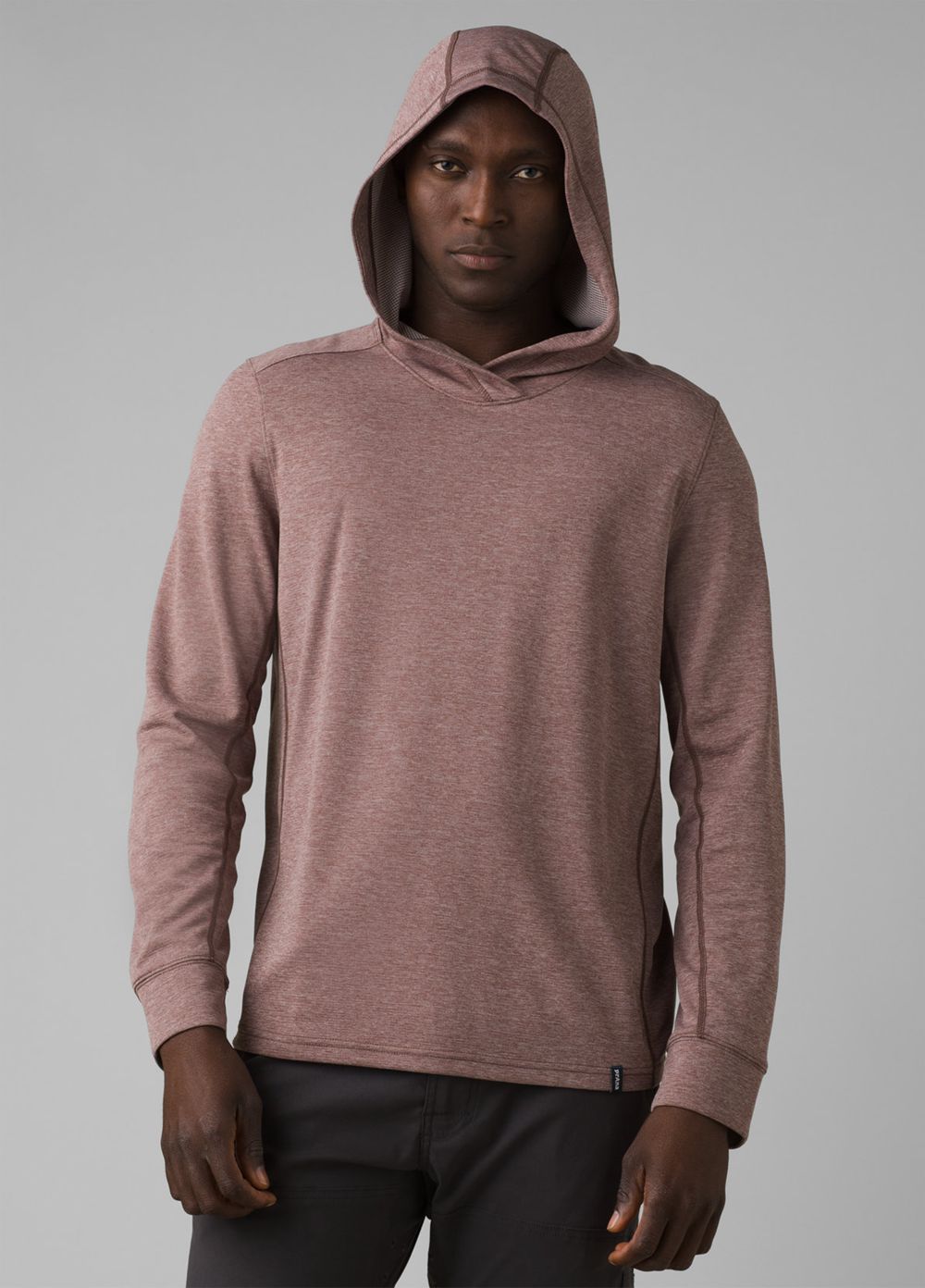 Pink Men's PrAna Sol Defender Hoodie | 90842-CNDQ