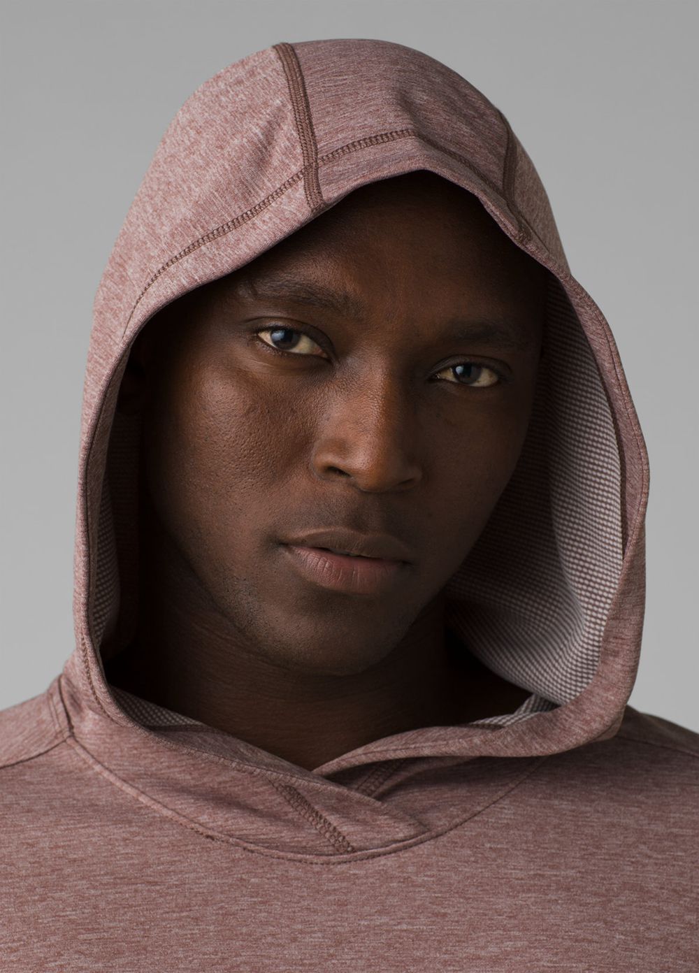 Pink Men's PrAna Sol Defender Hoodie | 90842-CNDQ