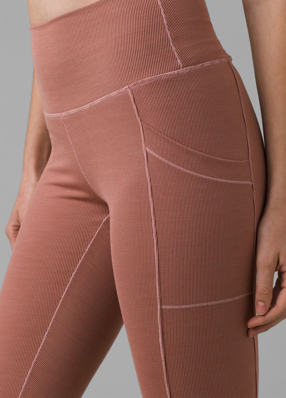 Pink Women's PrAna Becksa 7/8 Leggings | 65079-YGUL