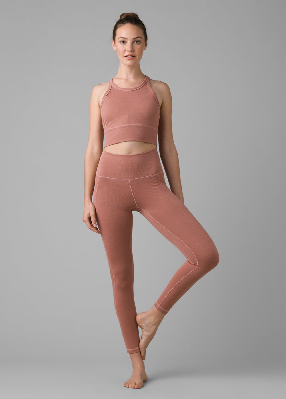 Pink Women's PrAna Becksa 7/8 Leggings | 65079-YGUL