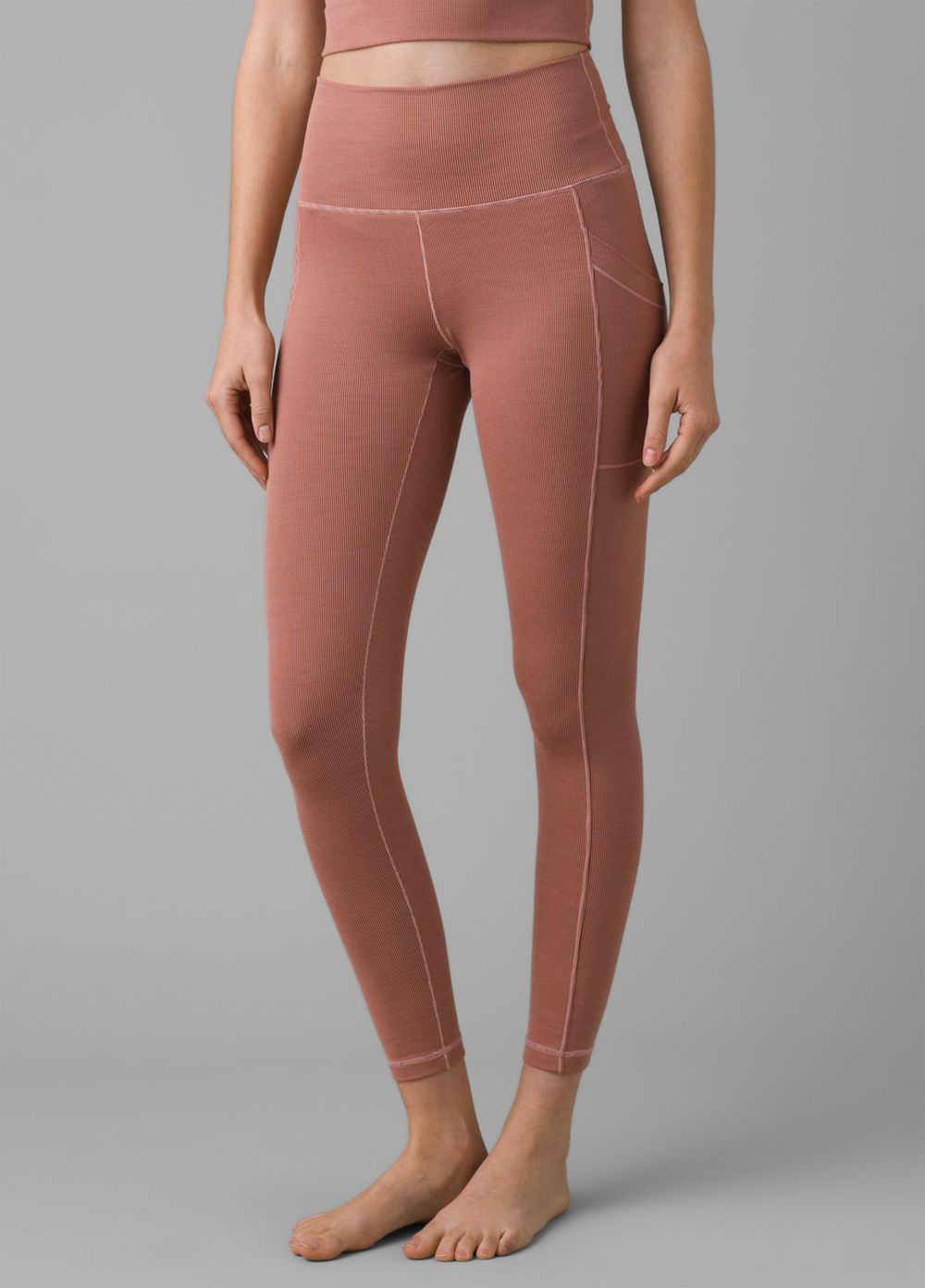 Pink Women\'s PrAna Becksa 7/8 Leggings | 65079-YGUL