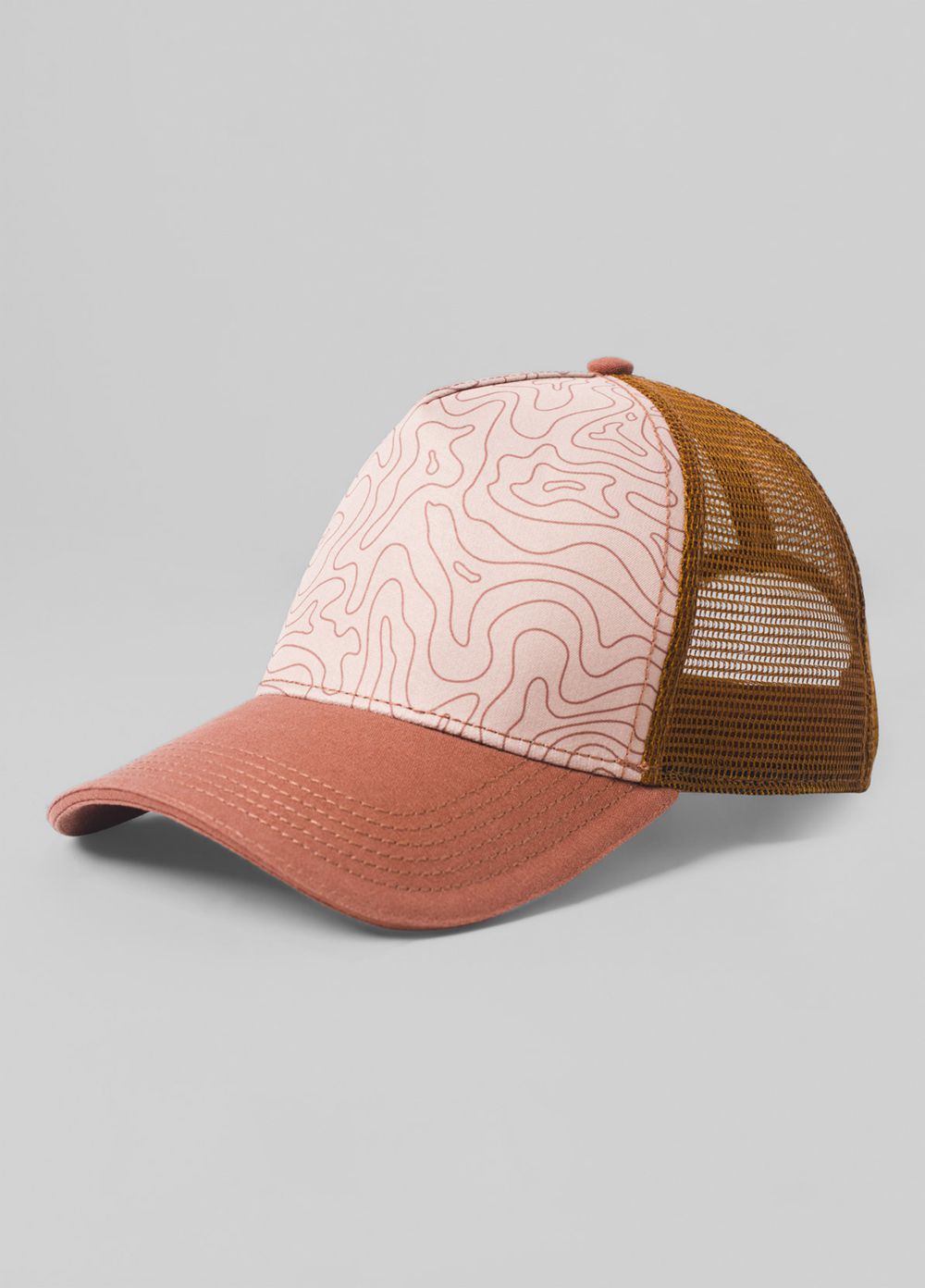 Pink Women\'s PrAna La Viva Trucker Hats | 79486-RFNU