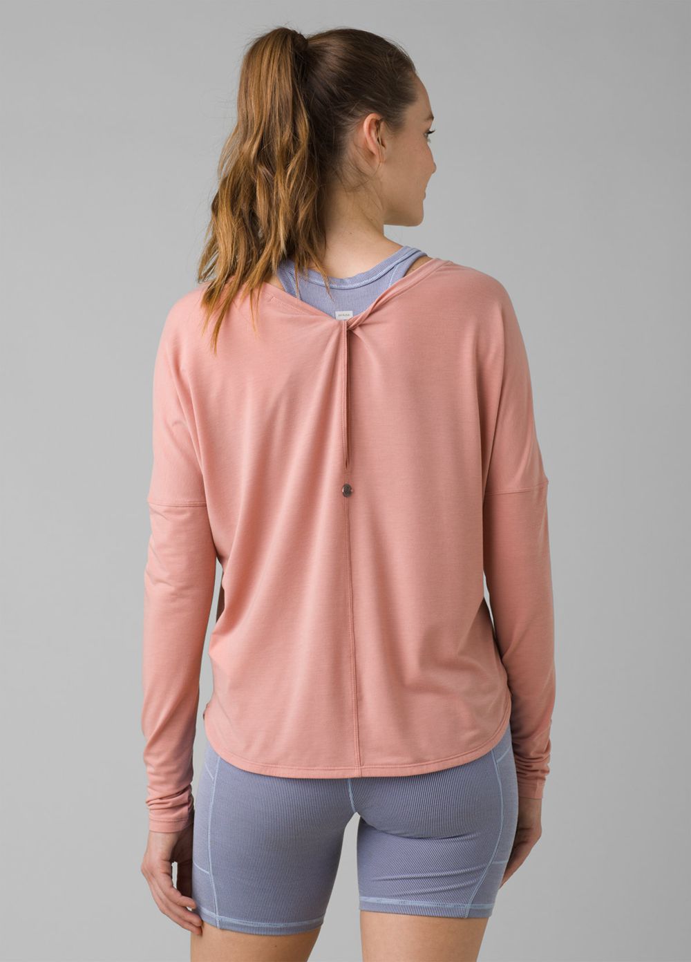 Pink Women's PrAna Rogue Long Sleeve T-Shirts | 60985-MVOC