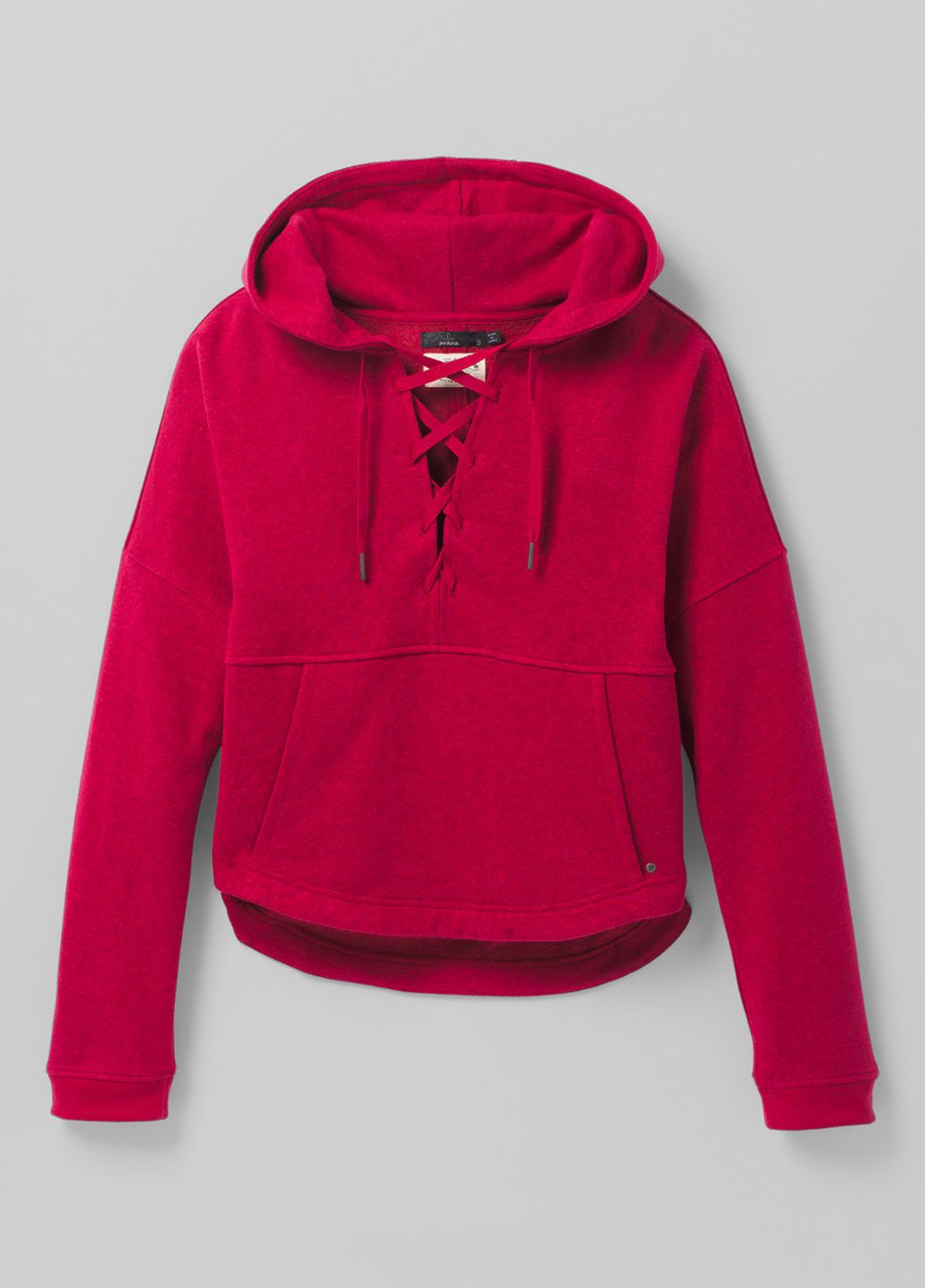 Red Women's PrAna Cozy Up Illana Hoodie | 75401-PDGA