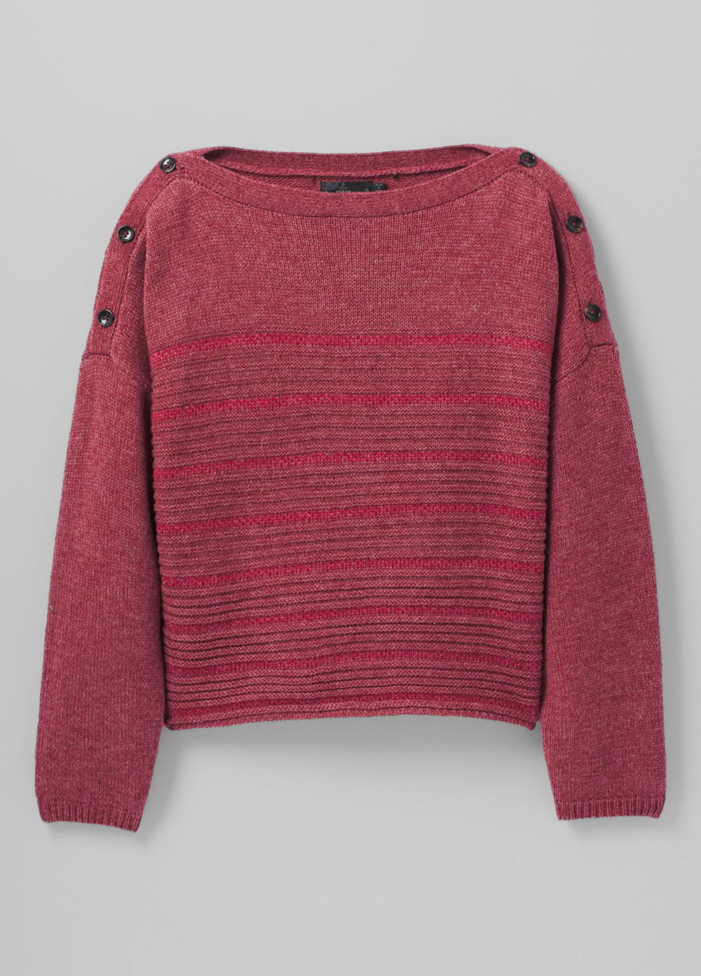 Red Women's PrAna Phono Sweaters | 29374-QUCL