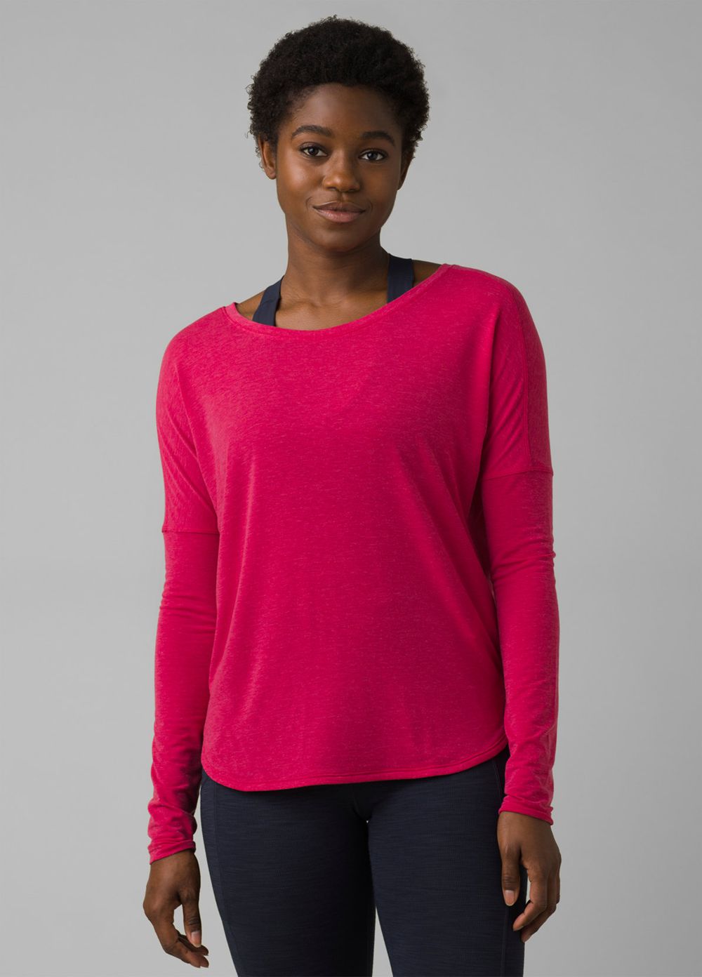 Red Women\'s PrAna Rogue Long Sleeve T-Shirts | 10569-JCUZ