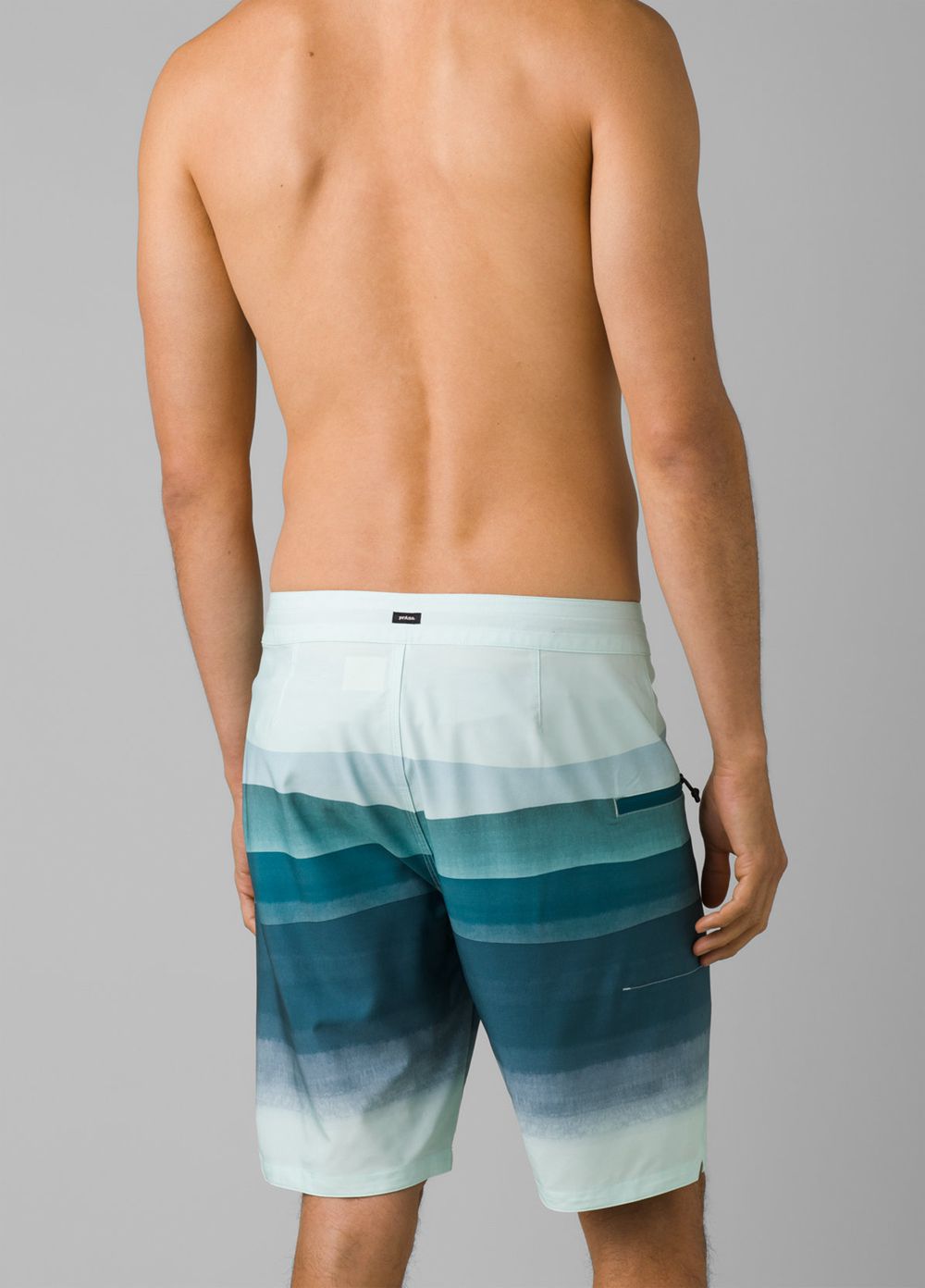 Turquoise Men's PrAna Fenton Boardshorts | 17264-UBVC