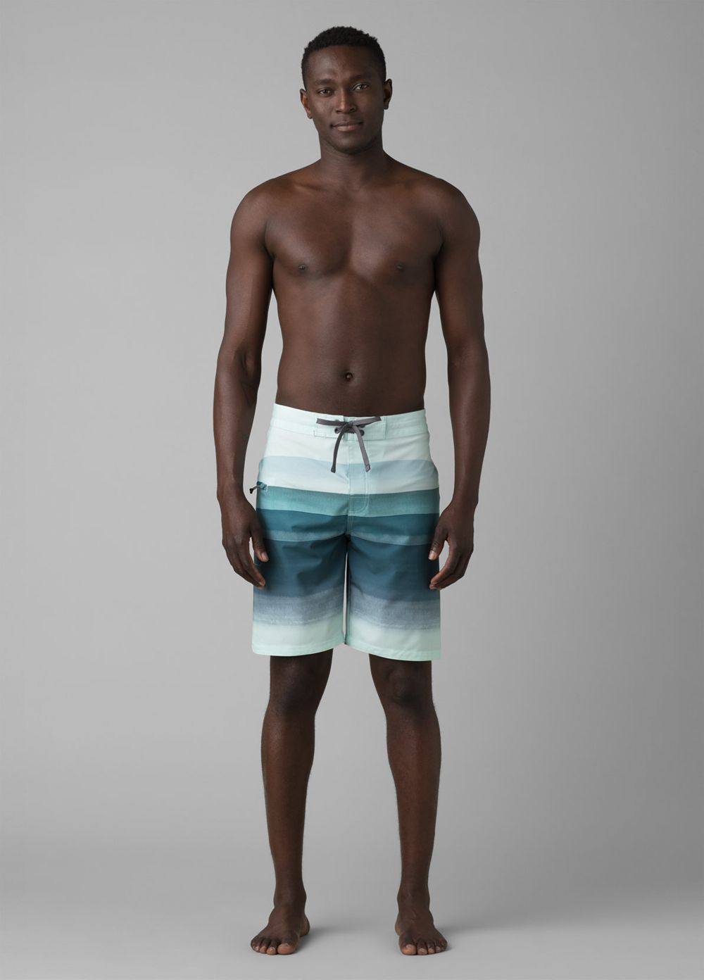 Turquoise Men's PrAna Fenton Boardshorts | 17264-UBVC