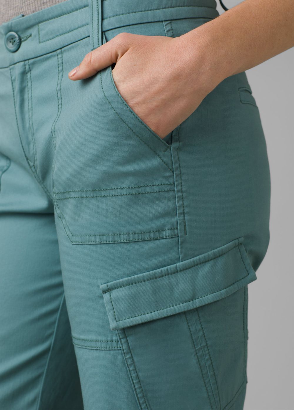 Turquoise Women's PrAna Elle Cargo Pants | 30462-XDFY