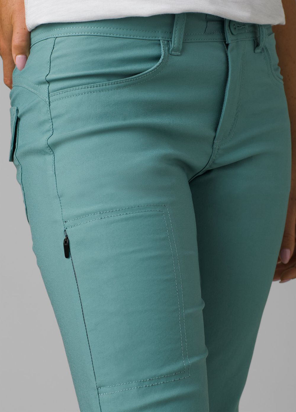 Turquoise Women's PrAna Halle II Pants | 59286-QVKR