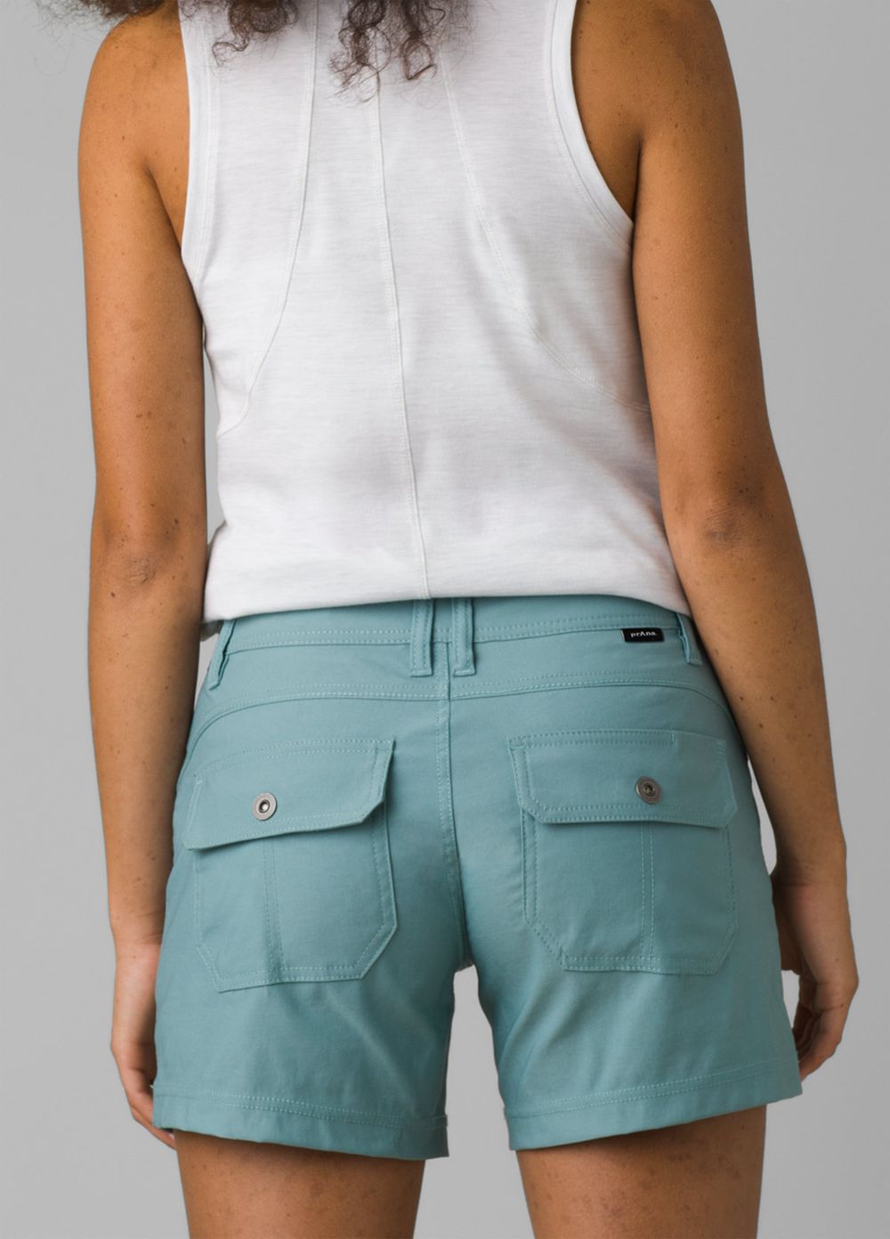 Turquoise Women's PrAna Halle II Shorts | 19783-DUEQ