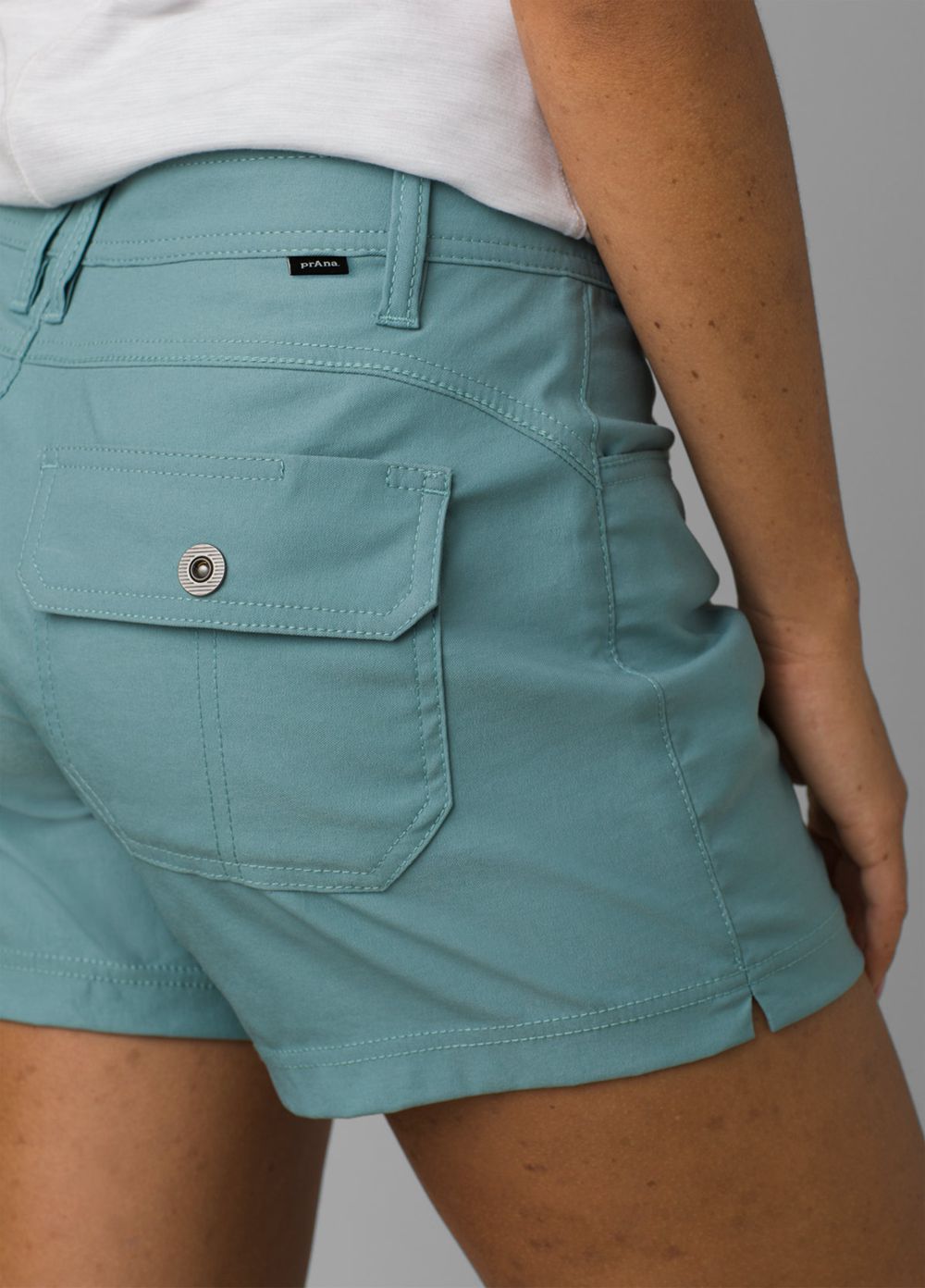 Turquoise Women's PrAna Halle II Shorts | 19783-DUEQ