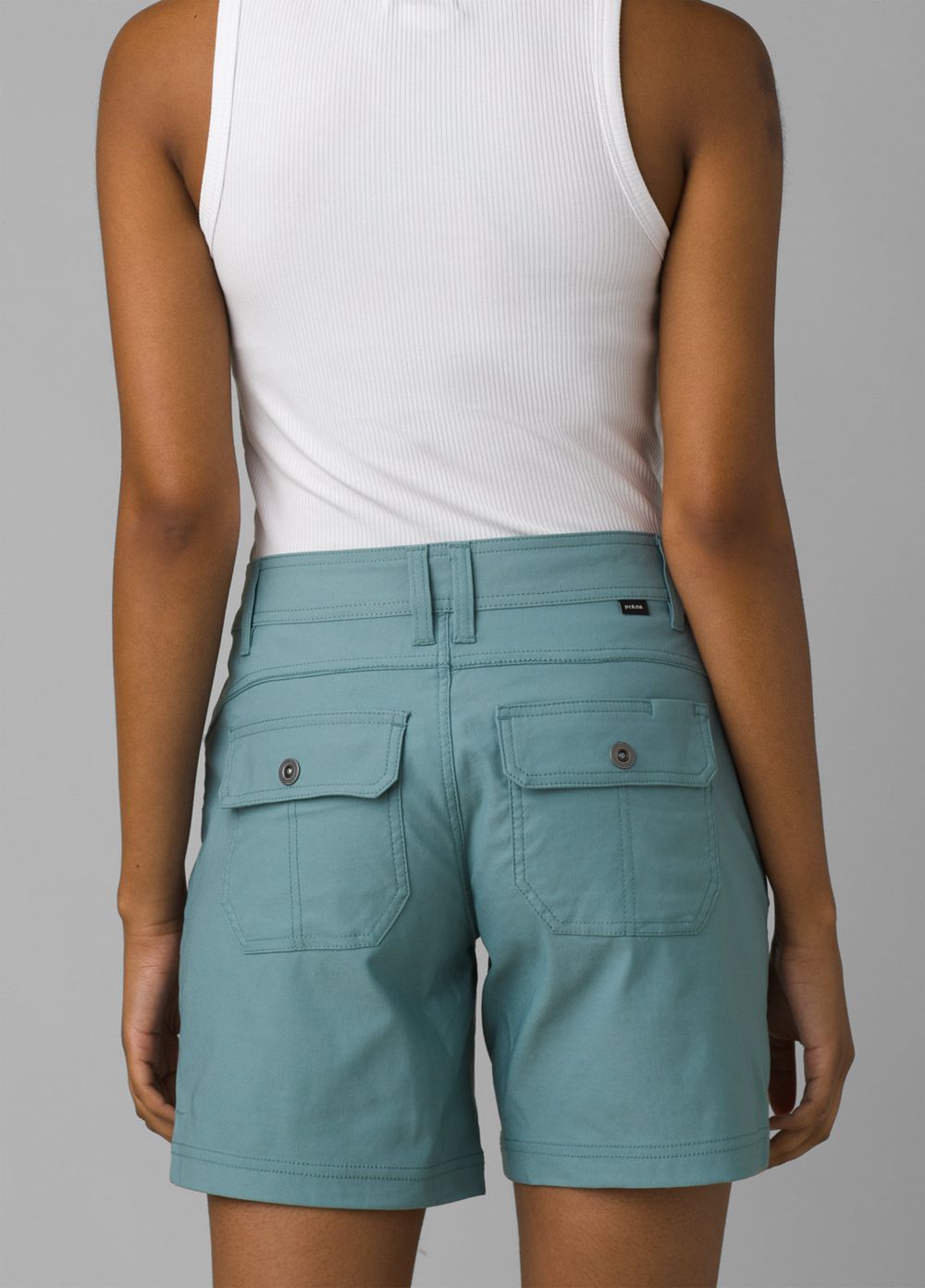 Turquoise Women's PrAna Halle II Shorts | 19783-DUEQ