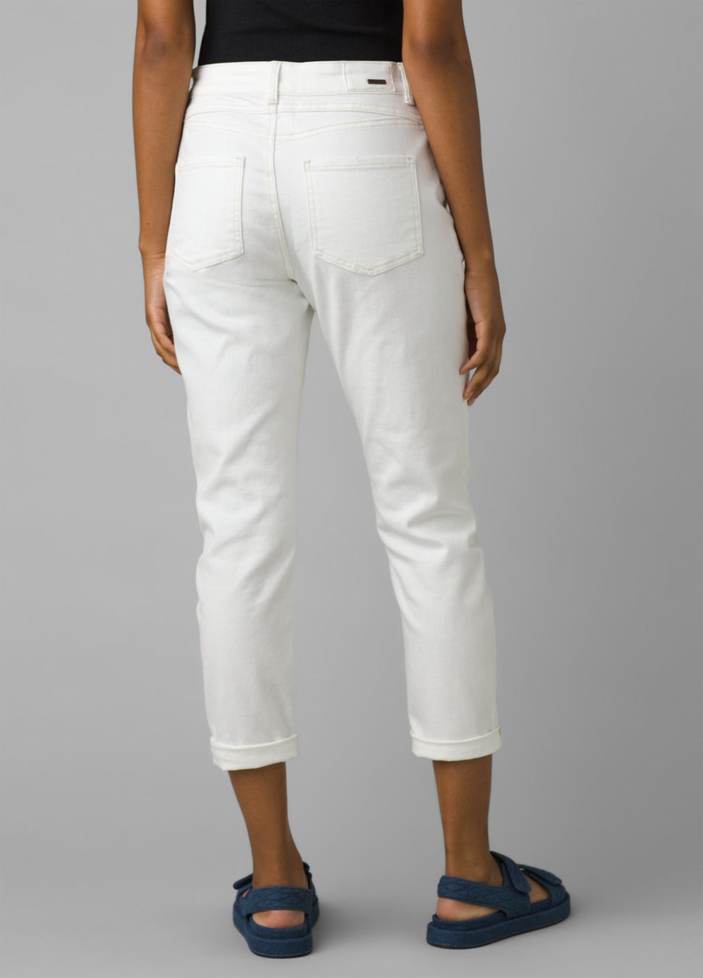 White Women's PrAna Buxton Jeans | 64987-ZIGX