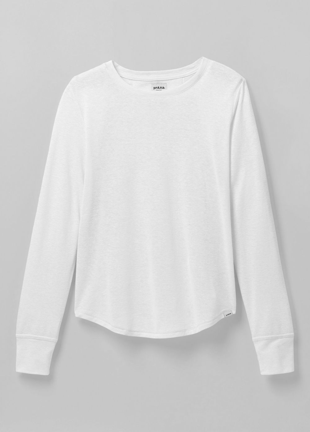 White Women's PrAna Cozy Up Long Sleeve T-Shirts | 24560-FTKE