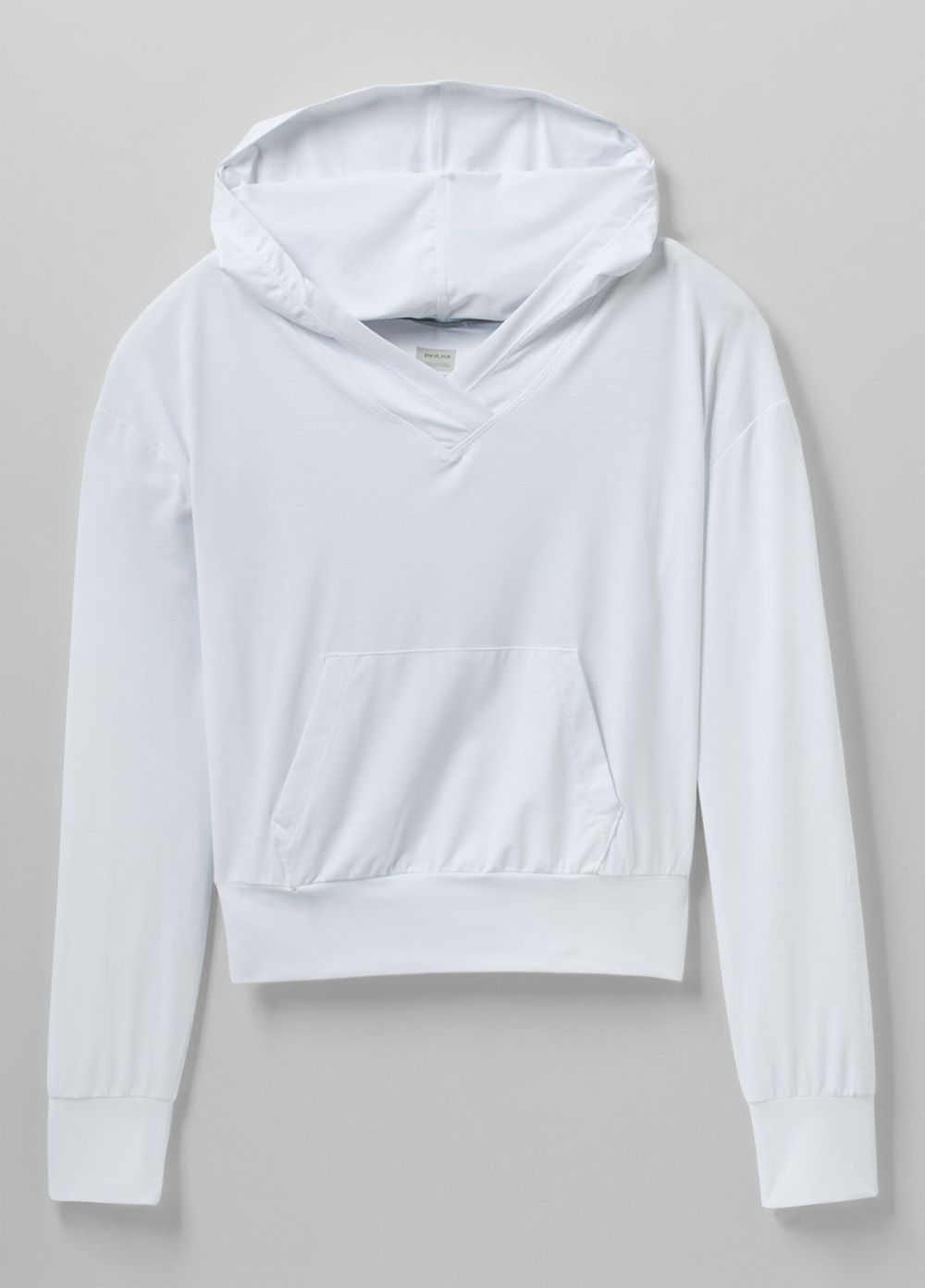 White Women's PrAna Eileen Hoodie | 04295-JBTF