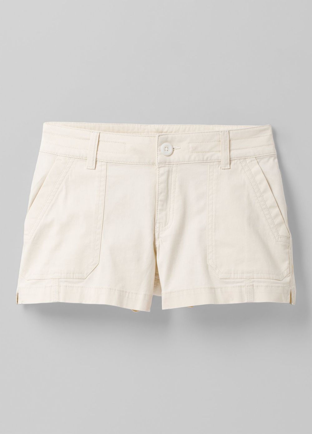 White Women's PrAna Elle Shorts | 05812-GHVE