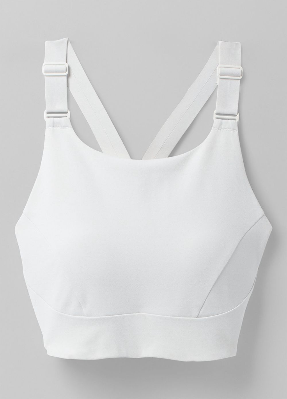 White Women's PrAna Everyday Support Bra | 47906-NPEL