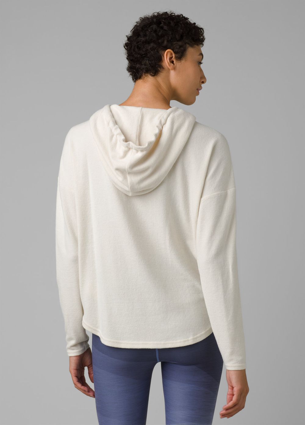 White Women's PrAna Foresta Sweaters | 31756-NABK