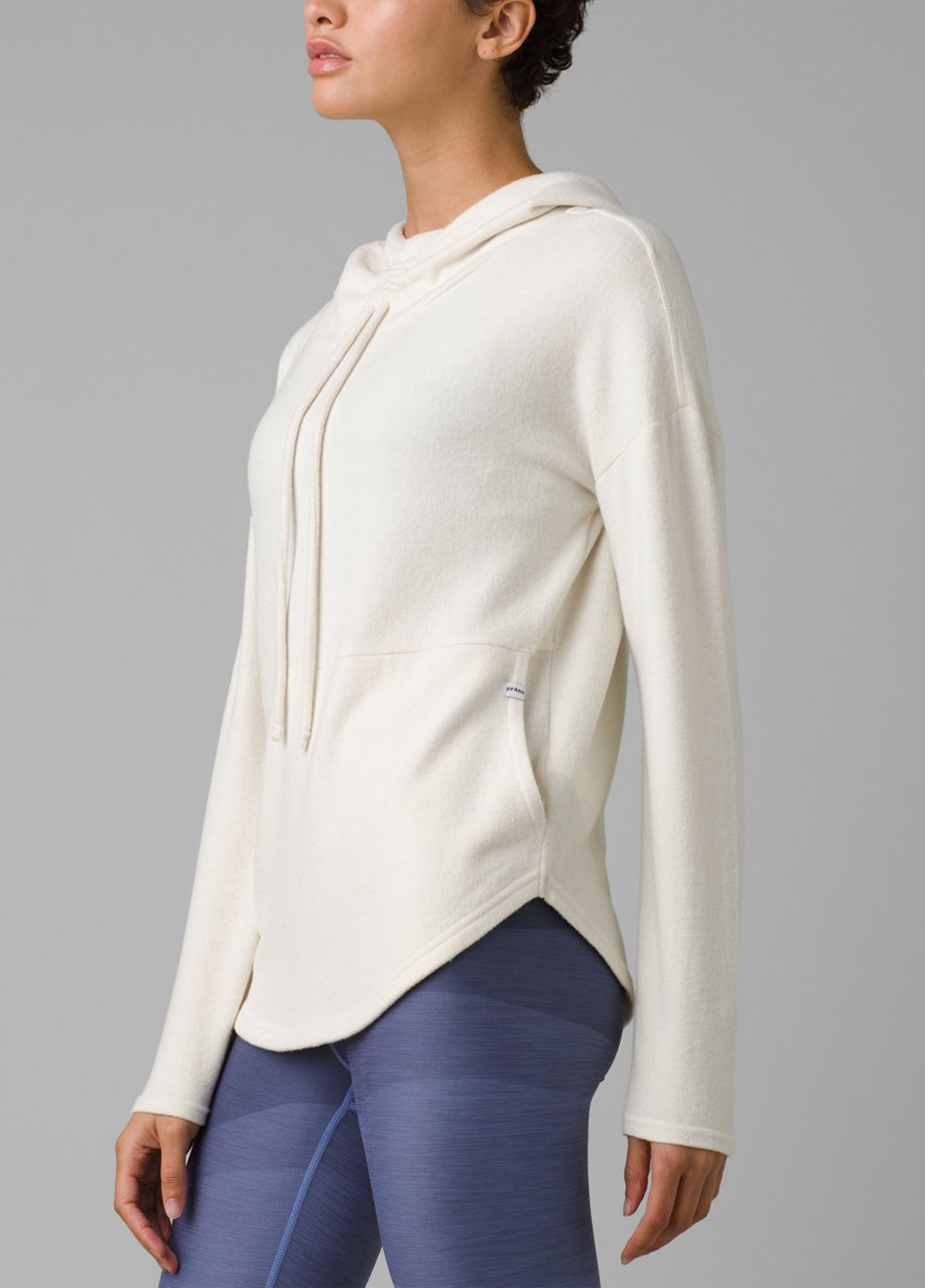 White Women's PrAna Foresta Sweaters | 31756-NABK