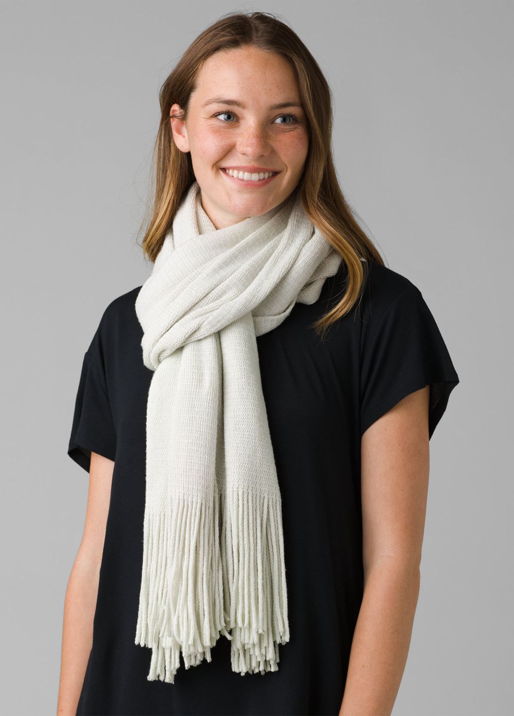 White Women's PrAna Karsee Scarf | 59701-OWXI