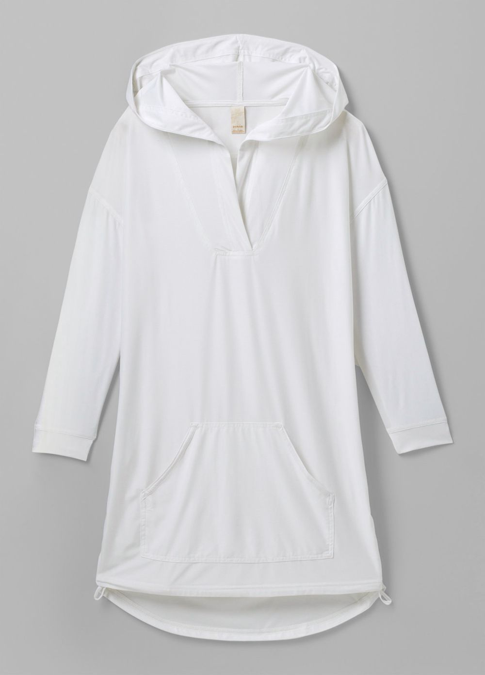 White Women's PrAna Mantra Bay Tunic Shirts | 70354-ONPZ