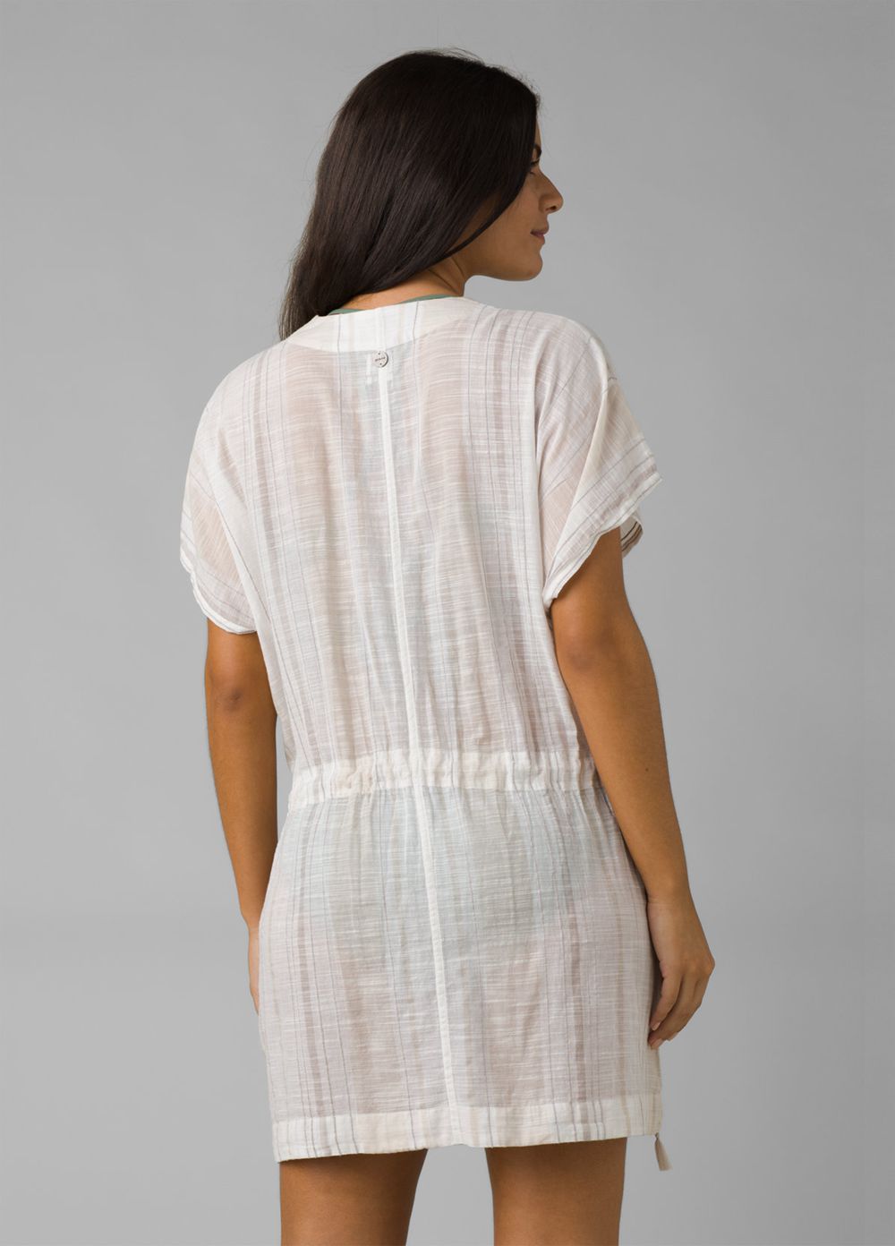 White Women's PrAna Marina Bay Tunic Shirts | 52046-CIZV