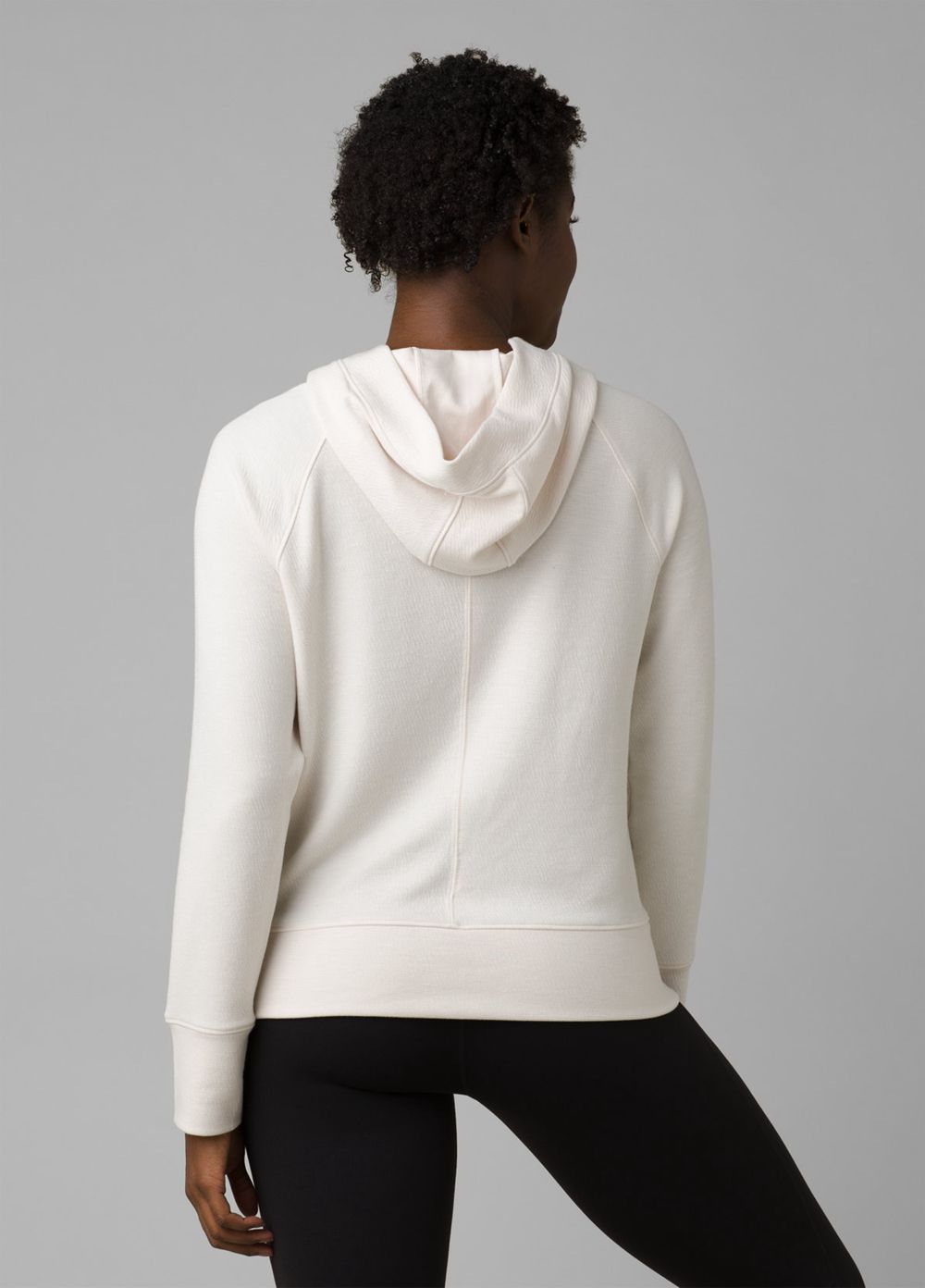 White Women's PrAna Sunrise Hoodie | 24091-TYZW